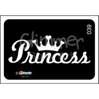 Glitter tattoo 039 Princess Pack Of 5 (039 Princess Pack Of 5)